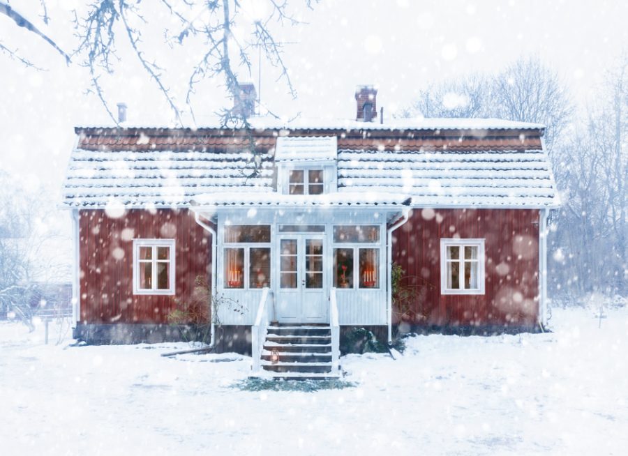 Die Weihnachtswiege von Astrid Lindgren: das Elternhaus Näs in Vimmerby. Foto © Lina Eidenberg Adamo/Oetinger Verlag